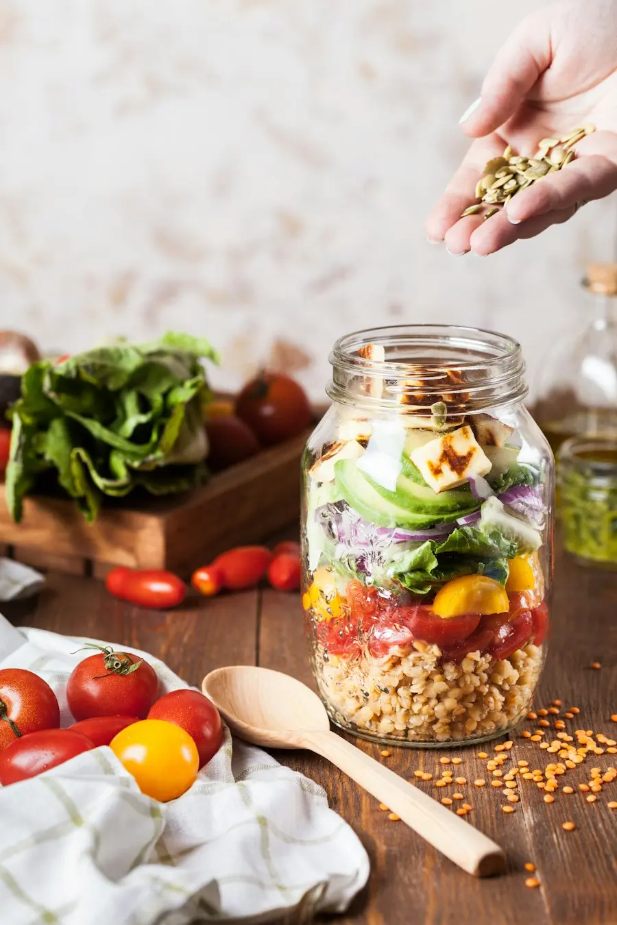 Preparazione dei pasti settimanali